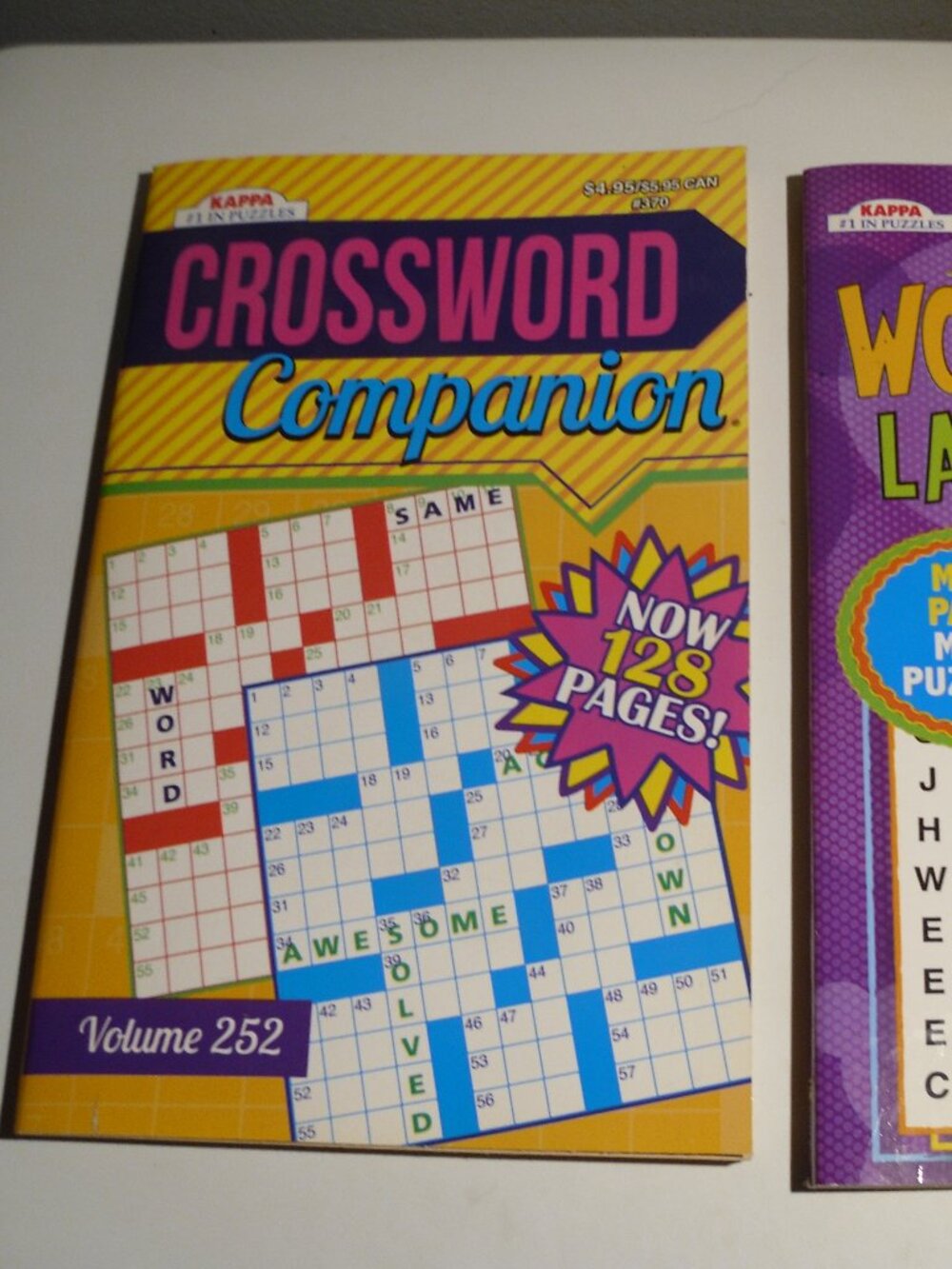 Crossword, word finds, word hunt, 8 books brand new
